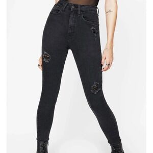 NWT Disturbia Void Embroidered Pocket Denim Skinny Jeans Size US 30